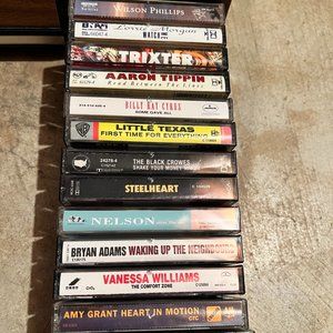 80's/90's Vintage Cassette Tapes - Collection of 12